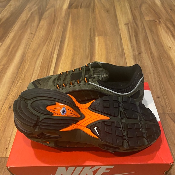 army green and orange nike